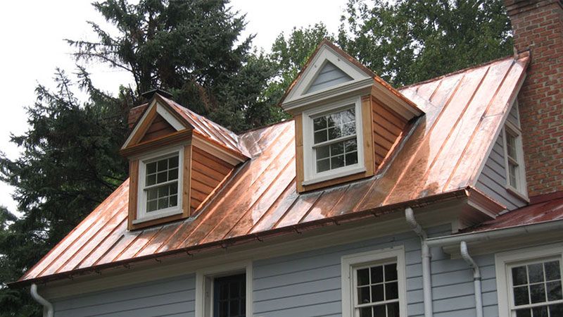 copper roof