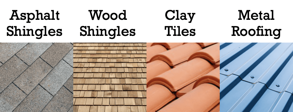 Types of roofing shingles