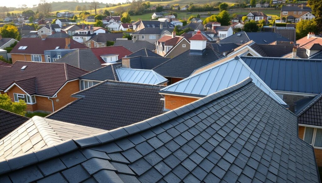 Types of modern roofs