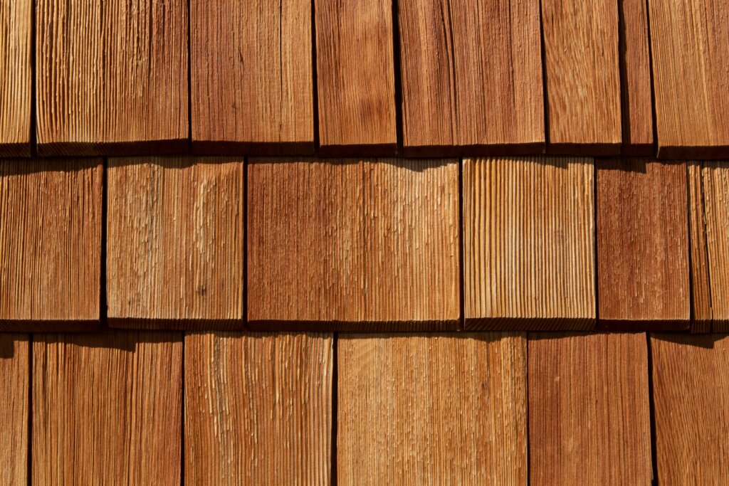 wood shingles