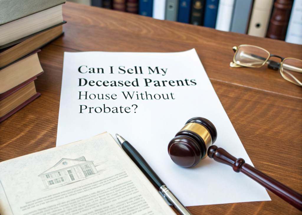 Can I Sell My Deceased Parents House Without Probate?