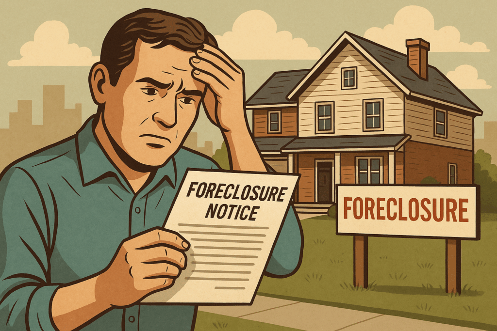 foreclosure notice of default in texas