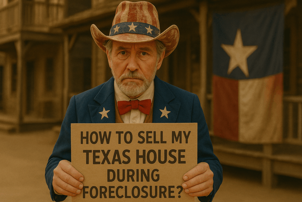 can you sell a house in foreclosure in Texas