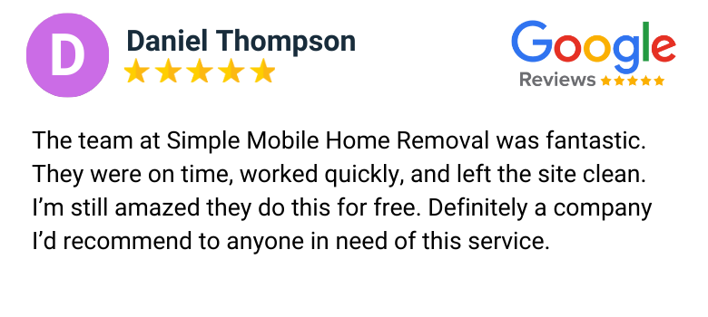 mobile home demolition and removal South Carolina