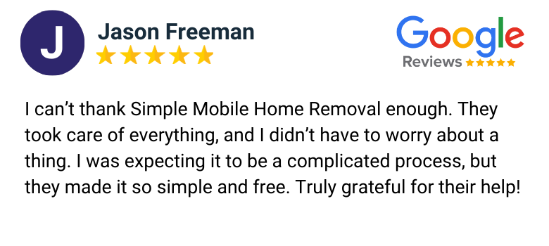 mobile home removal companies South Carolina
