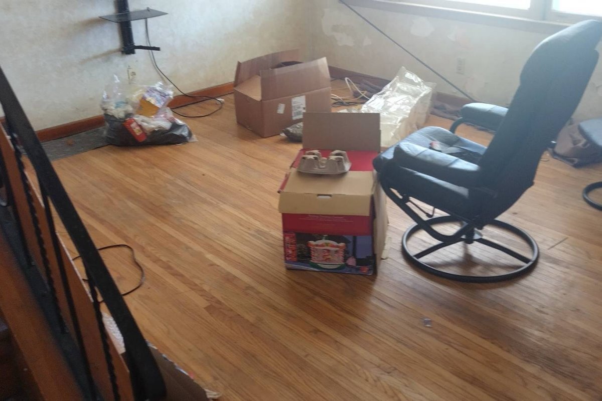 Hoarder property interior Buffalo NY before NCB purchase