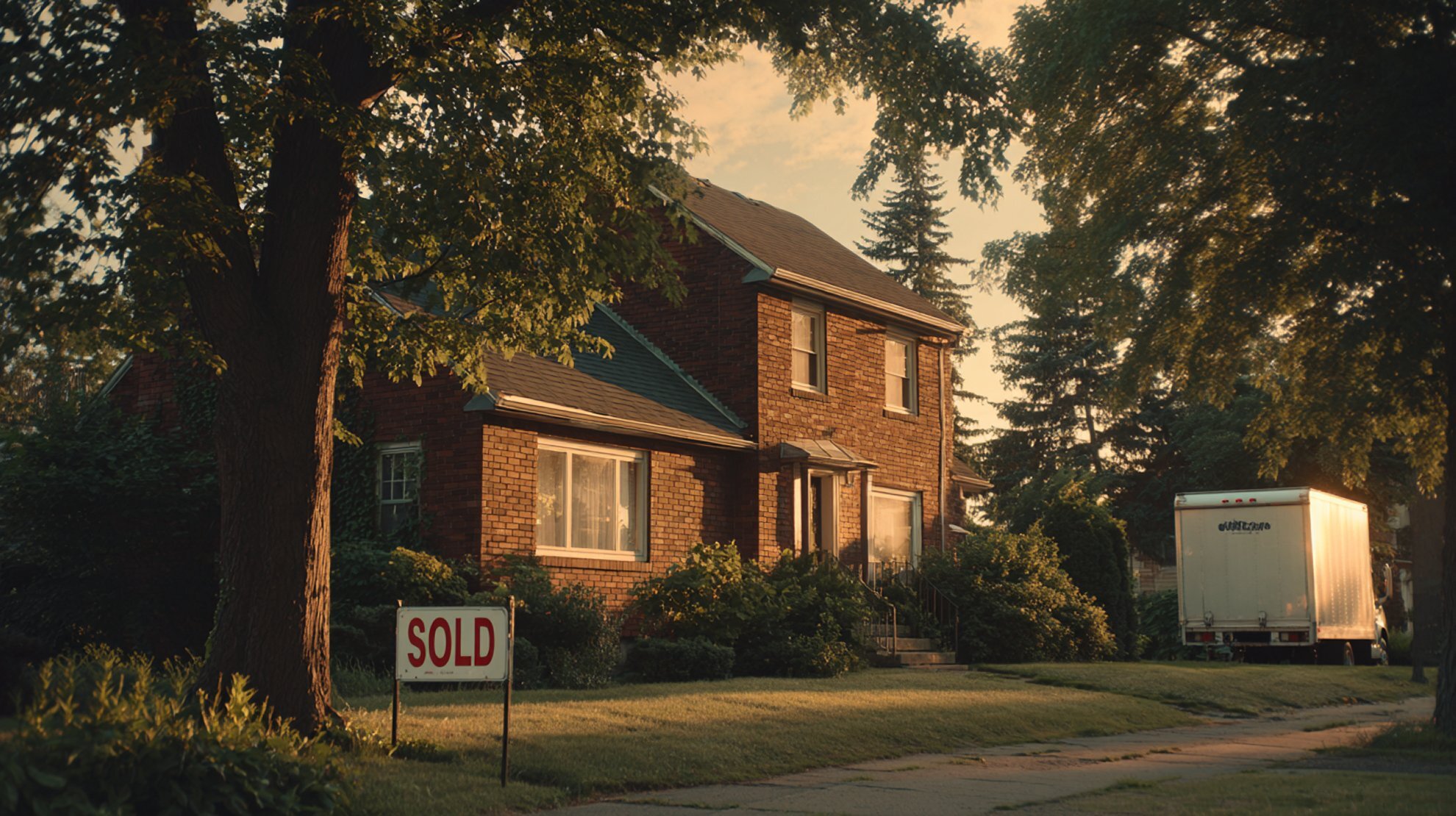 Buffalo NY home sold fast for relocation with moving truck Nickel City Buyers