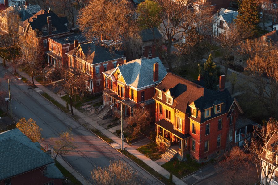 Buffalo NY residential neighborhood Erie County