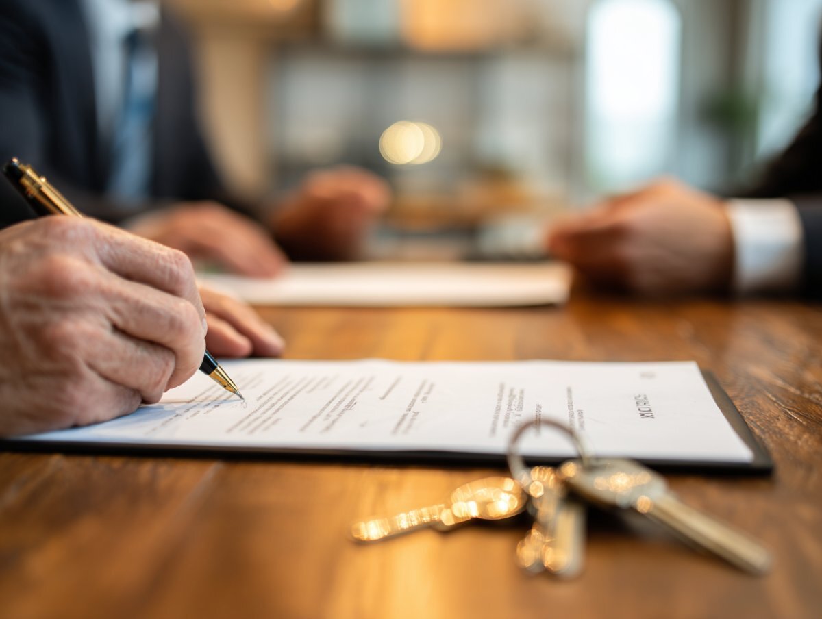 Cash closing at Erie County title company — Zone AE flood zone Buffalo NY home sold without flood insurance requirement