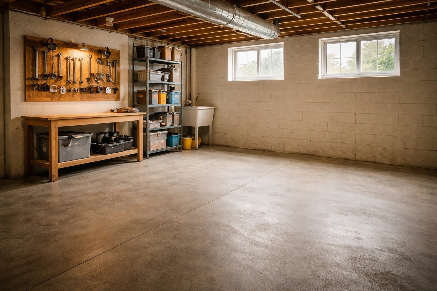 Clean organized garage after electronics recycling and e-waste removal — Buffalo NY homeowner resource guide by Nickel City Buyers