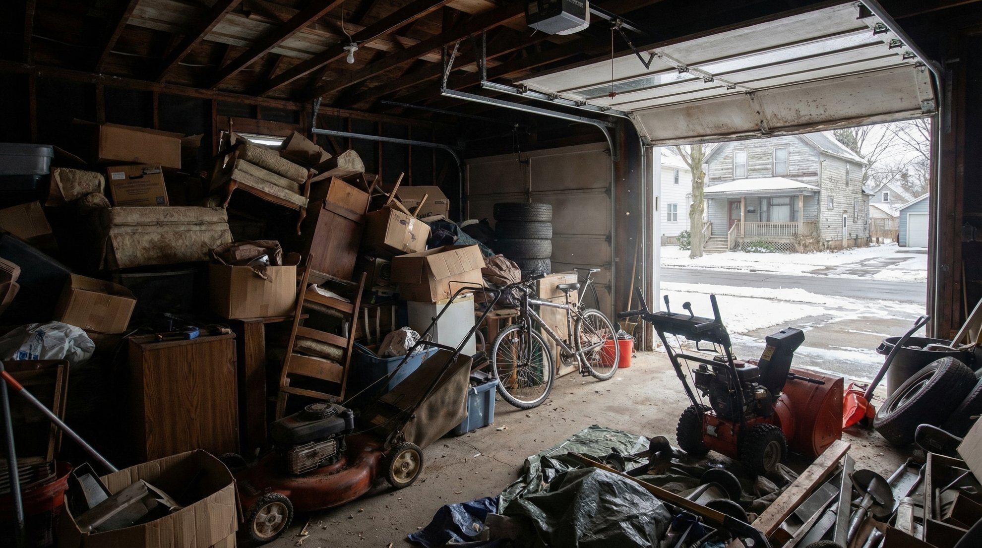Garage cleanout Buffalo NY junk removal Erie County service