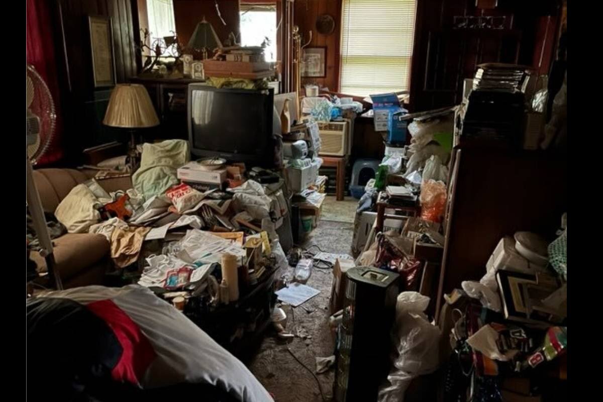 Hoarder property interior Buffalo NY