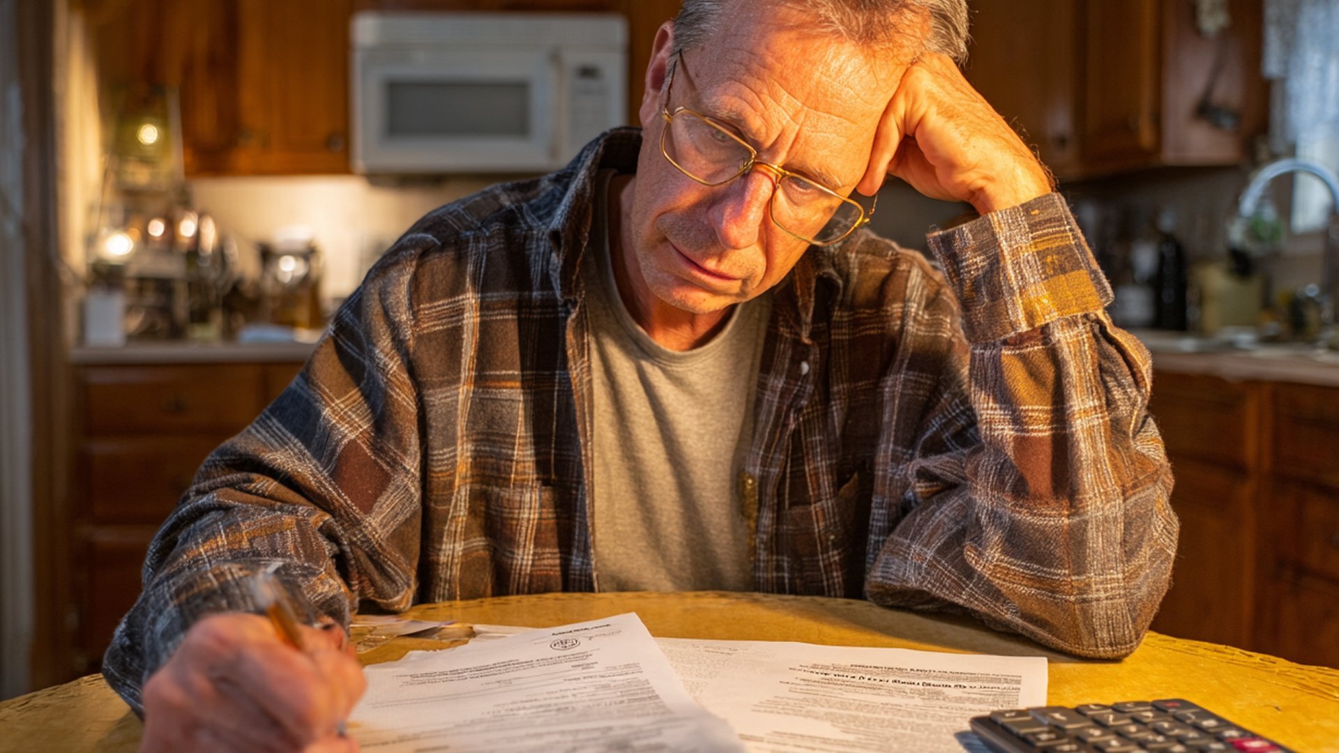 Buffalo NY homeowner reviewing insurance settlement that won't cover full repair costs