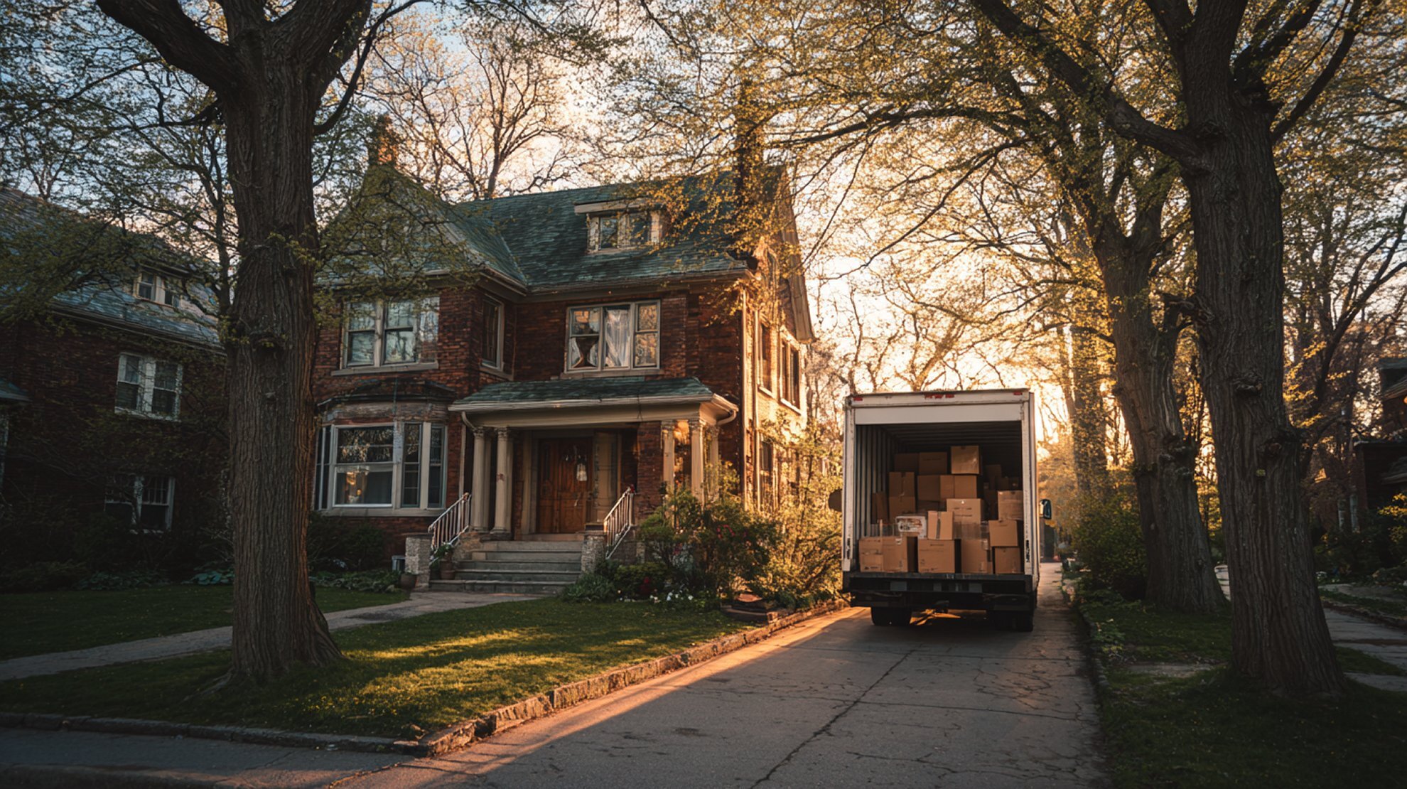 Selling house when relocating or downsizing in Buffalo NY fast cash offer moving truck