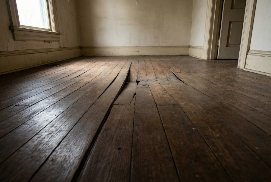 Sagging and uneven floors in an older Buffalo NY home