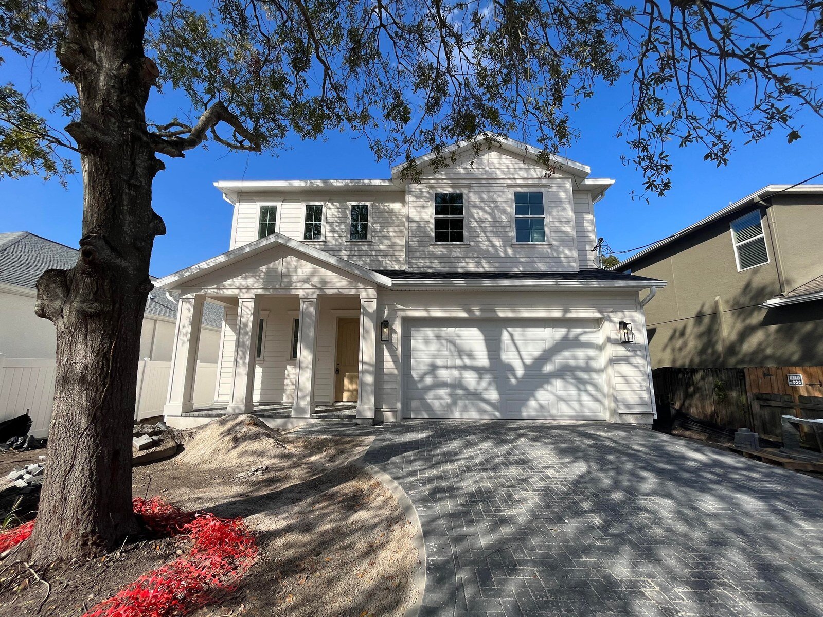 Newly built South Tampa home on a former teardown lot