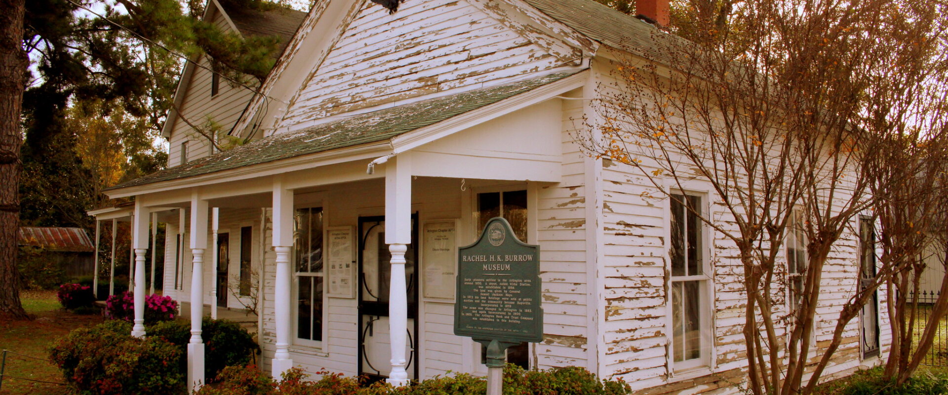 the Rachel H.K. Burrow museum in Arlington
