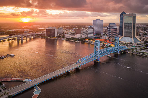St. Johns River and downtown skyline