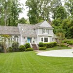 large house in the woods