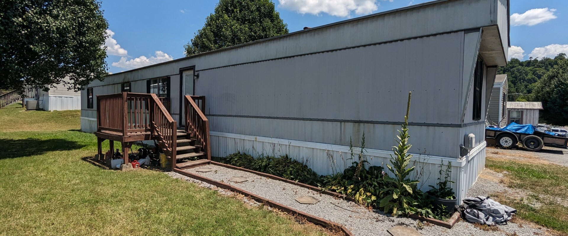 grey mobile home built in 1988 local mobile home buyer