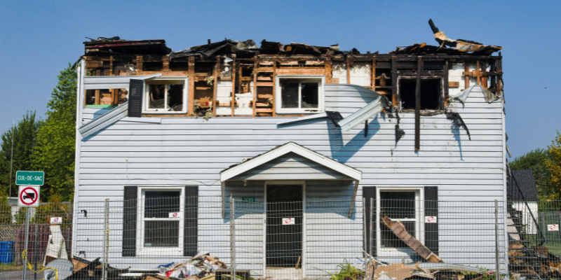 Selling a house with fire damage in Dayton, OH