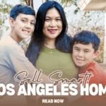 Thumbnail showing Tricia Watts standing with her two sons on a balcony overlooking Los Angeles, overlaid with the words “Sell Smart, Los Angeles Homes, Read Now.