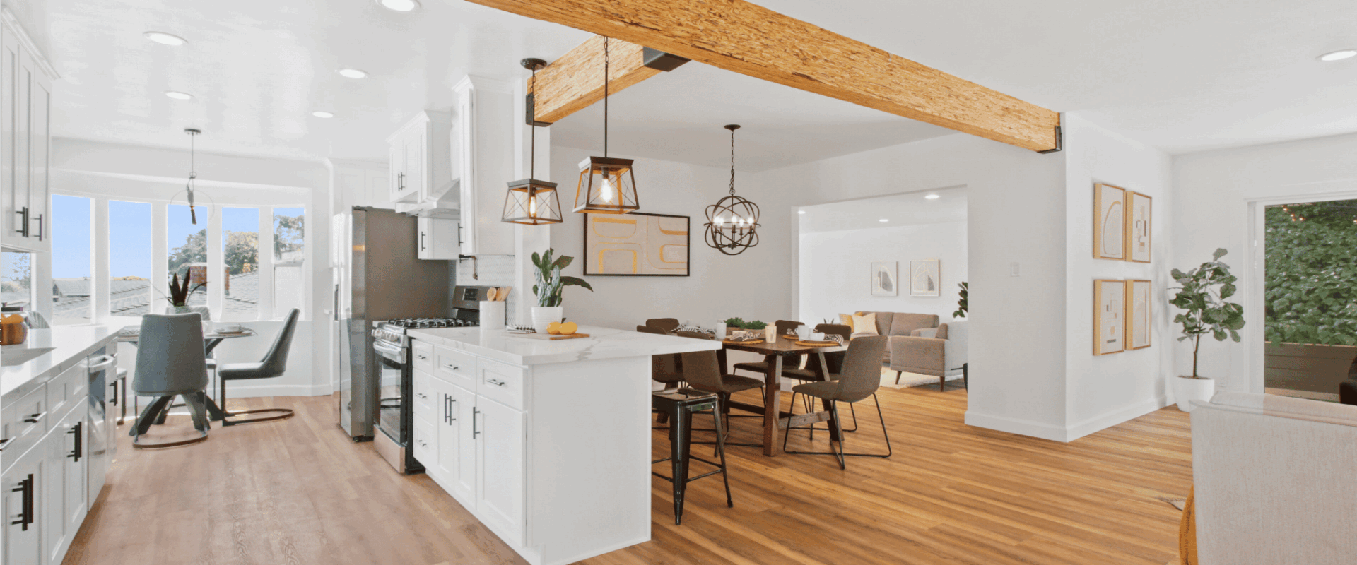 Fully rehabbed Los Angeles home after renovations by MaxNet Homes