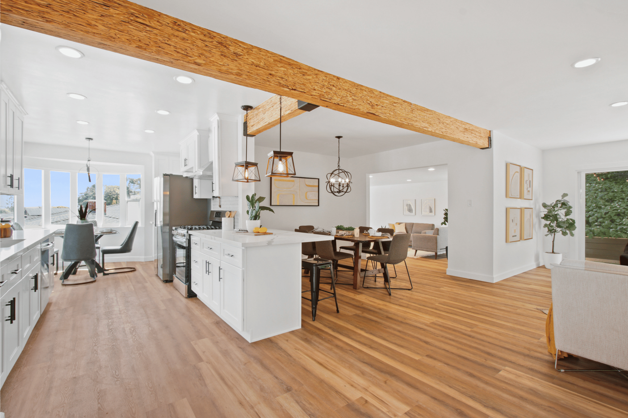Fully rehabbed Los Angeles home after renovations by MaxNet Homes