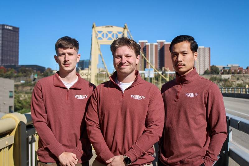Mark Schinzel, Jackson Smith and Kenny Nguyen of We Buy Property