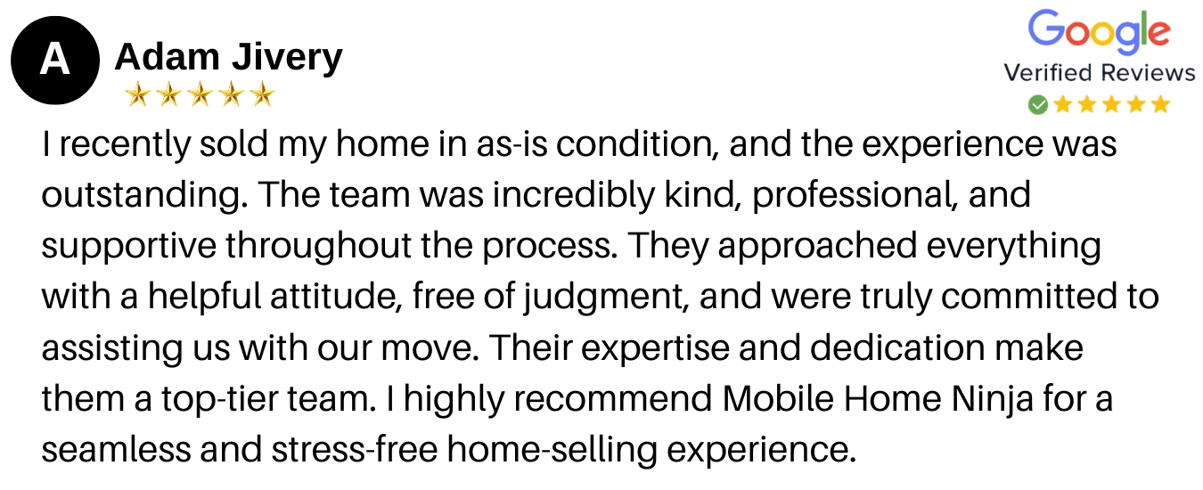 Fast Mobile Home Buyer Dallas