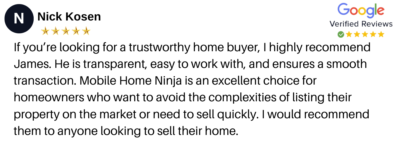 Sell Mobile Home For Cash In Pasadena