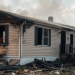 fire damage mobile home Dallas