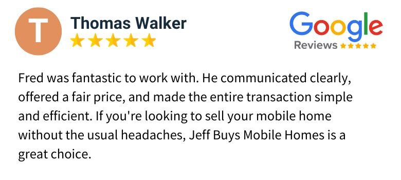Mobile Home Buyer Testimonials Texas