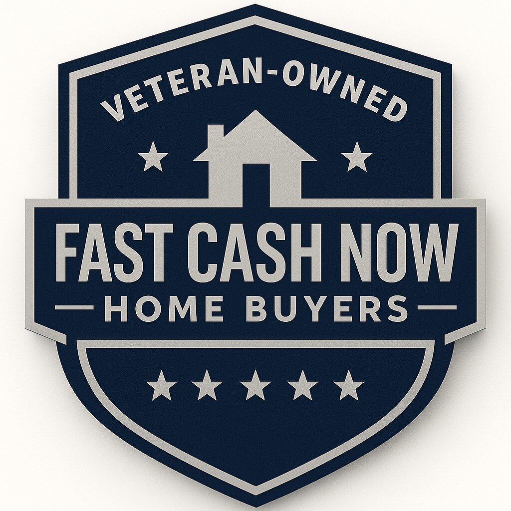 Veteran-owned Fast Cash Now Home Buyers logo badge