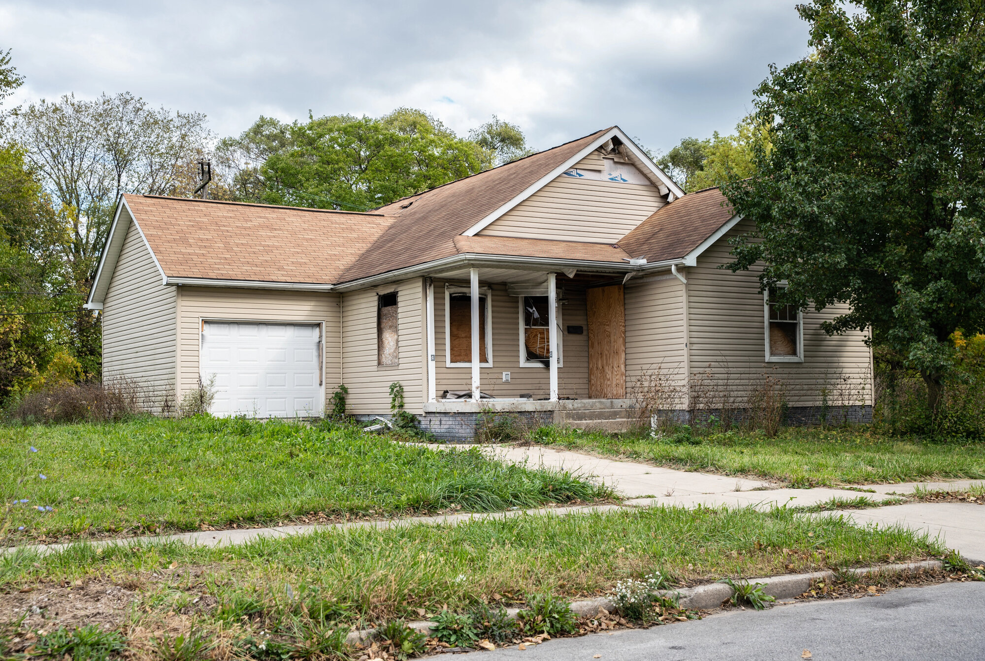 Distressed House
