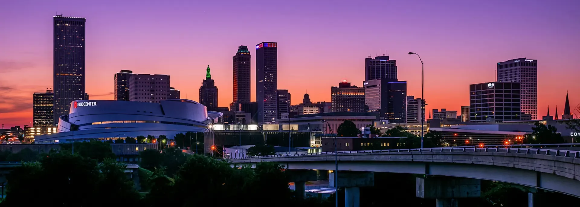 Tulsa, Oklahoma Downtown Skyline