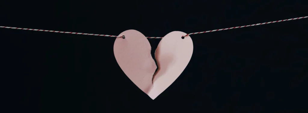 Protecting Real Estate Assets Going Through Divorce Broken Heart Picture