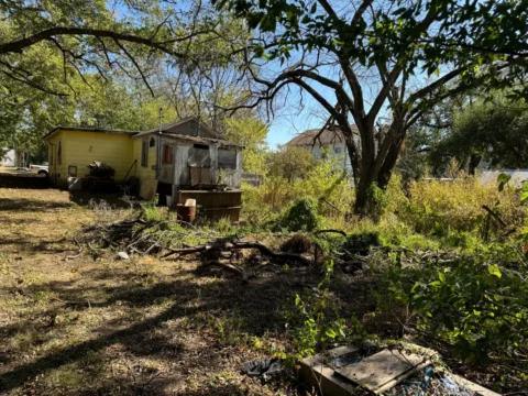 Backyard of S Harrison Ave Cushing, OK
