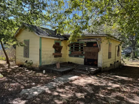 Back side of S Harrison Ave Cushing, OK