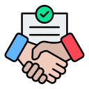 Sell your house fast with agreement of offer icon