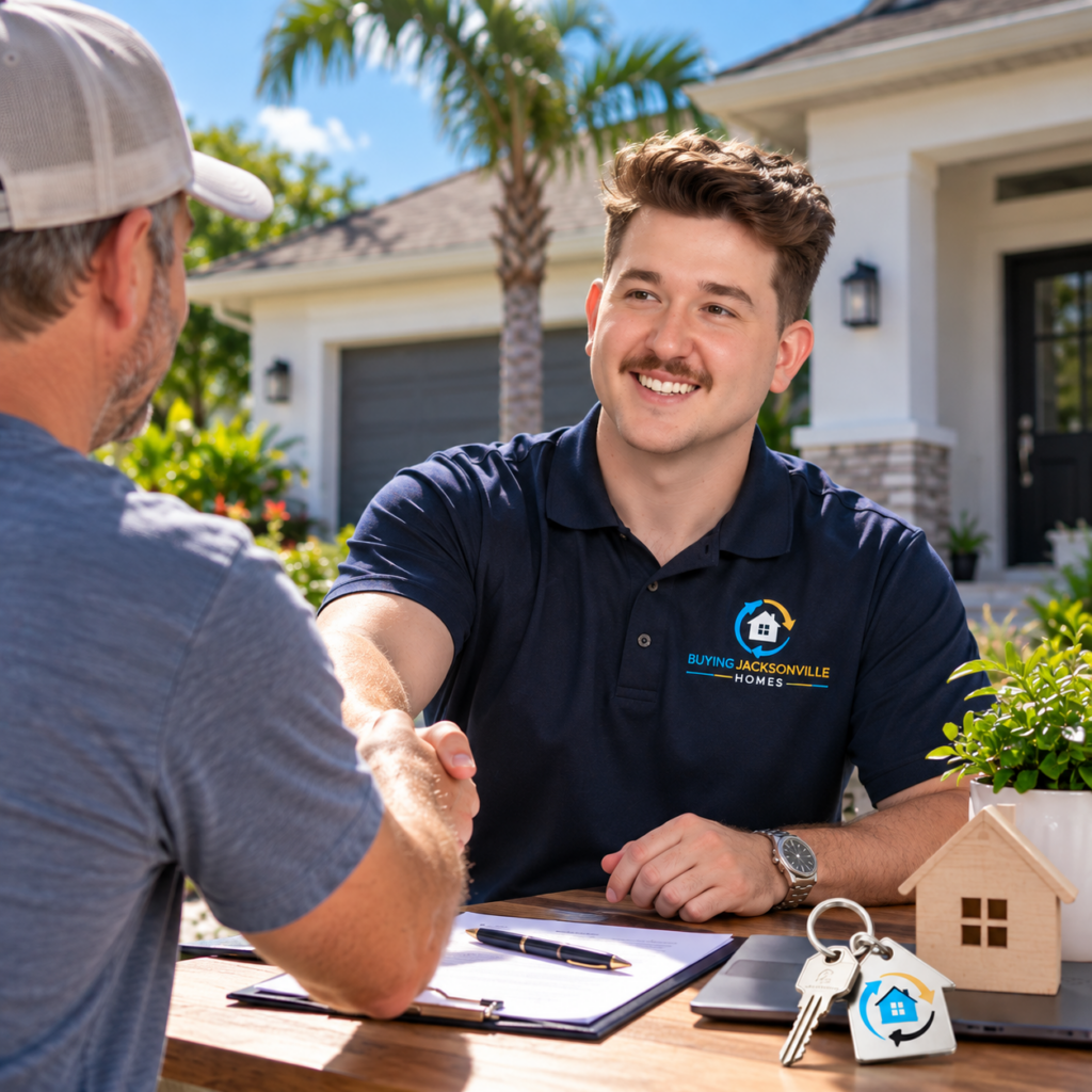 Jacksonville homeowner completing a home sale with Buying Jacksonville Homes