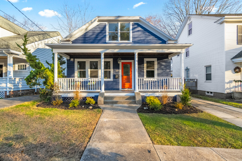 Exterior view of 115 Longwood Ave Providence RI home for sale