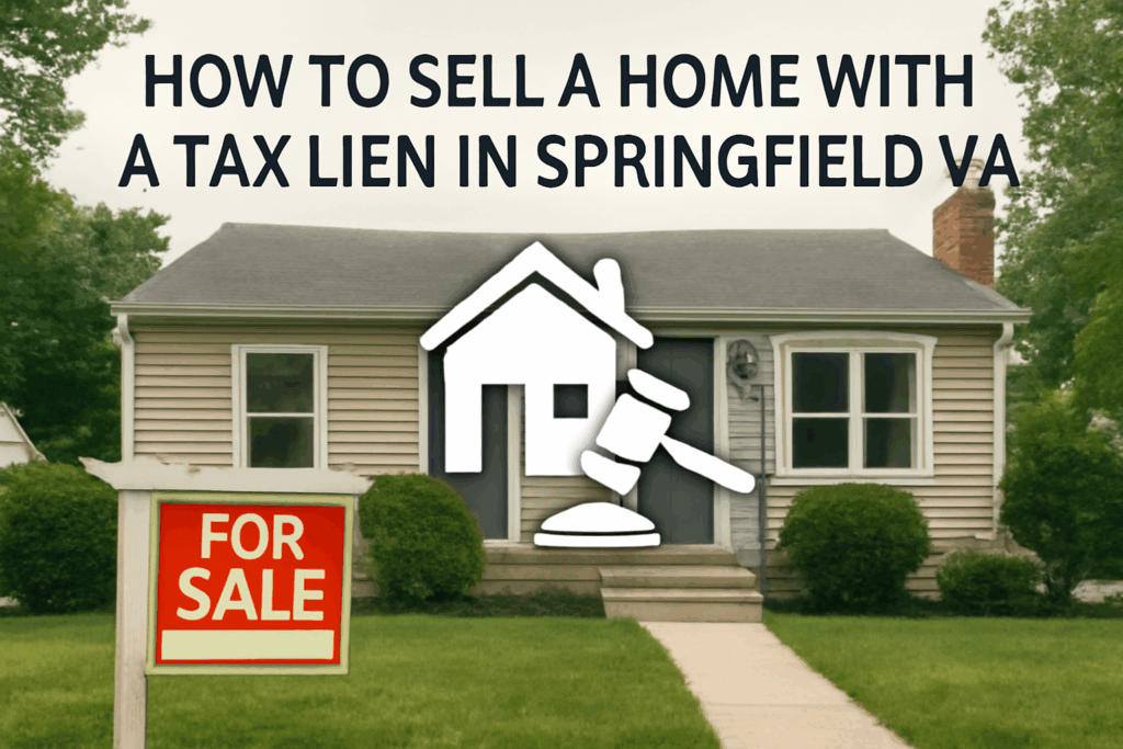 Sell Home With Tax Lien in Springfield