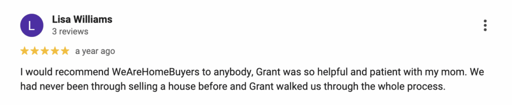 Testimonial from satisfied client in Rome, GA.