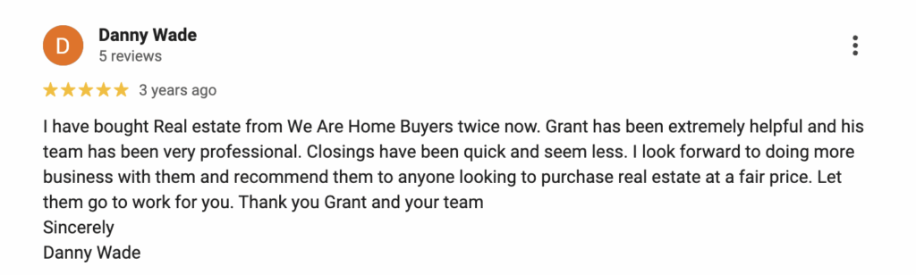 Testimonial from satisfied client in Calhoun, GA.
