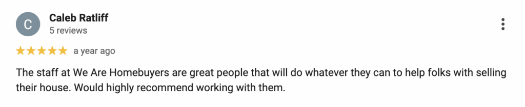 Testimonial from satisfied client in Rome, GA. 