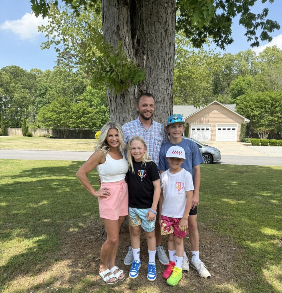 Grant, founder of We Are Home Buyers, with his wife and three children.