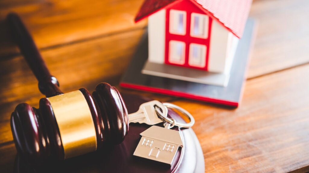 Foreclosure auction in Rome, GA.