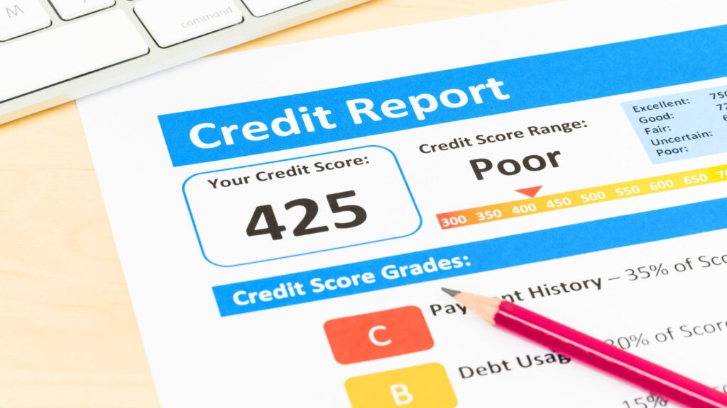 Poor credit report in Rome, GA.