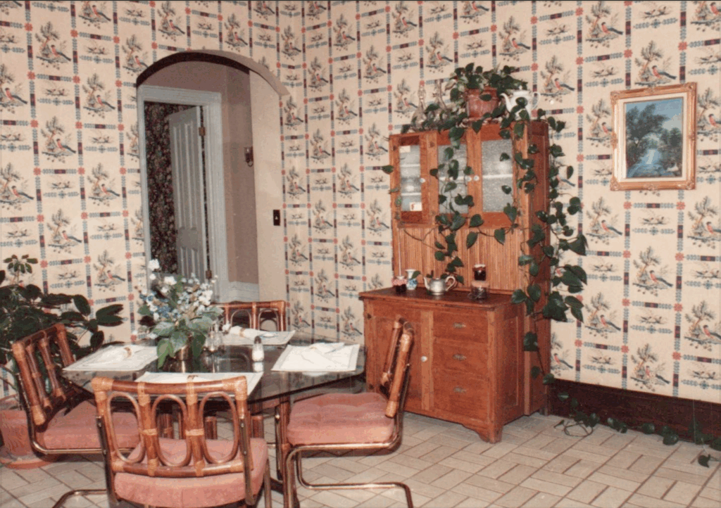 Breakfast nook of home in Rome, GA.
